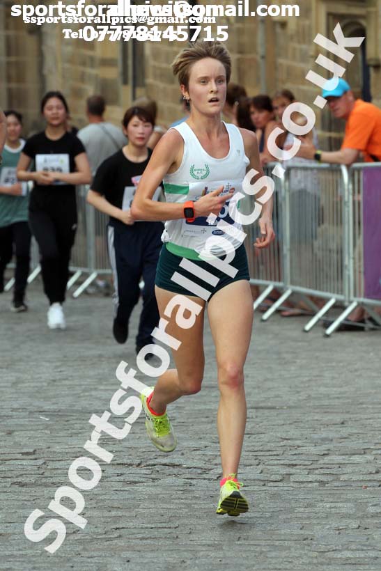 Finish of the Durham City Run 10k,  Durham City Run 5k and 10k. Photo: David T. Hewitson/Sports for All Pics